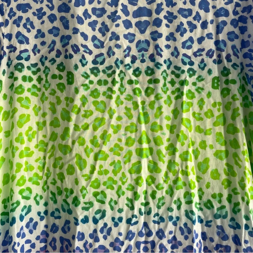 Ruby Yaya Rainbow Leopard Print Button Down Shirt… - image 4